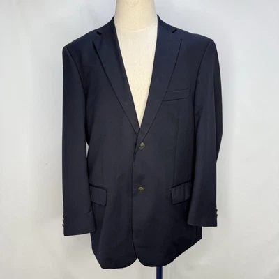 Paul Fredrick Blazer Sport Coat Mens Size 43R Black Jacket - Image 1 of 4