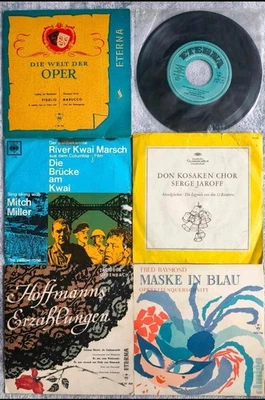 DDR LP Vinyl 7" 7 Zoll Single Platten Eterna Oper Fidelio Nabucco Zauberflöte - Bild 1 von 4