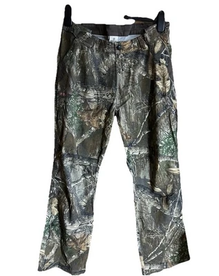 Pantalones de caza Magellan Realtree camuflados relajados al aire libre para mujer talla mediana Foto 1 de 4