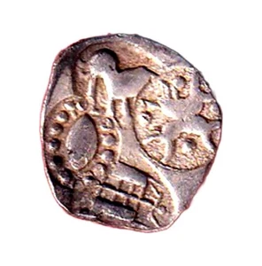 Antigua India Vidharba janapada plata karshapana peso-1,29 gramos - Imagen 1 de 2