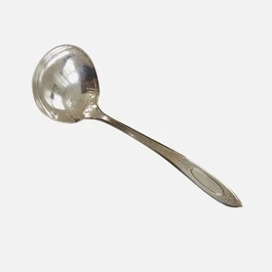 Oneida Silverplate Adam Gravy Ladle 1917 mid century 7" art deco - Picture 1 of 7