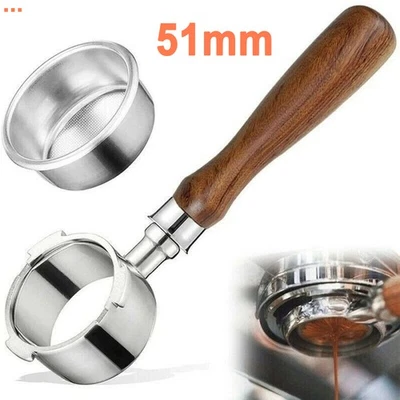 51Mm Bodenloser SiebträGer Kompatibel mit DeLonghi La Specialista Kaffee. - Bild 1 von 4