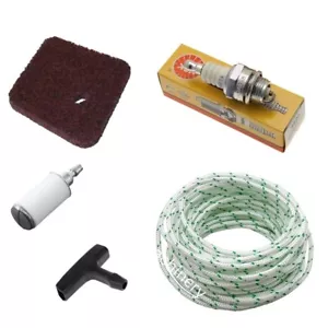 Genuine Stihl FS38 FS45 FS55 FS55T KM55 KM55R KM55RC Air Filter Service Kit NGK - Picture 1 of 7