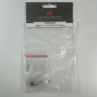 Spektrum SPMSA3821 Servo Arms & Metal Gears SA382 Servo NEW - Image 1 of 2