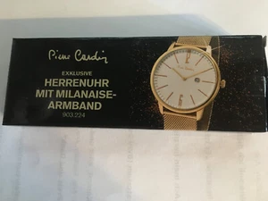 Exklusive Herrenuhr mit Milanes-Armband - Bild 1 von 5
