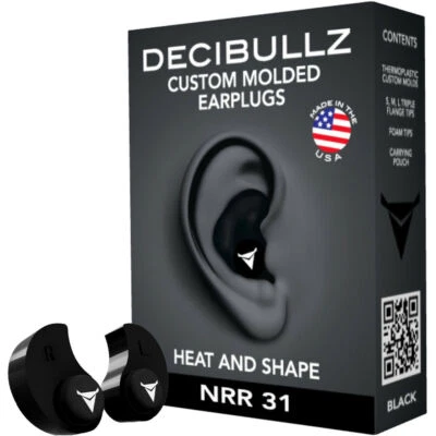 Decibullz Custom Molded Earplugs All Colors! Expirience how quiet life can be! - Image 1 of 4