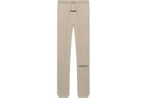 Fear of God Essentials Sweat Pants Tan String - Picture 1 of 7