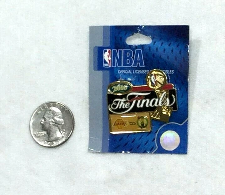 2010 NBA Finals Duel Logo Pin Los Angeles Lakers Boston Celtics Bryant FREESHIP  - Image 1 of 1