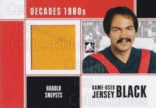 2010-11 ITG Decades 1980s Jersey Black #33 Harold Snepsts