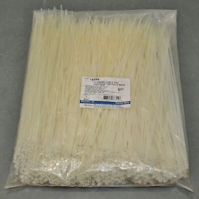 (960) Brida de cable Ty-Rap TY244M, 14-1/2" de longitud, estándar, nailon 6/6, 4" ID de paquete Foto 1 de 4