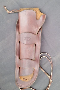Hunter 1080 Sz 50 Western Double Loop Holster LH OWB Fits LG SA 7-1/2 Brl AA3 - Picture 1 of 13