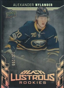 Alexander Nylander Lustrous Rookies/299 RC LR-AN 2017-18 cubierta superior negro  - Imagen 1 de 2