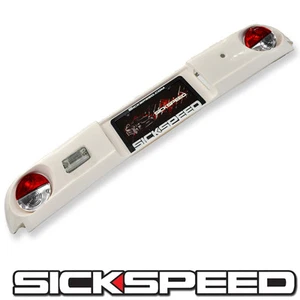 WHITE FIBER GLASS CONVERSION PANEL WITH RED/CLEAR TAILLIGHTS FOR MAZDA MIATA NA - Bild 1 von 1