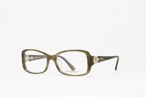 Gafas para mujer Salvatore Ferragamo SF2610R 319 rayas verdes 52 mm ¡NUEVAS! - Imagen 1 de 5