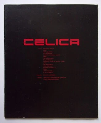 TOYOTA CELICA orig 1990 Japanese JDM Mkt Prestige Brochure - GT Four Convertible - Image 1 of 4