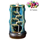 Waterfall Incense Burner Backflow Smoke Censer Holder with Incense Home Craft