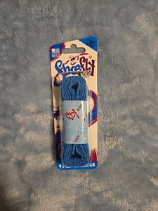 ShoeFly Fashion Schnürsenkel Neon Blau Glitzer 45" - Bild 1 von 2