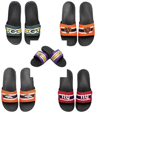 Mens NFL Legacy Sport Slide  Sandals Flip Flops - Pick Team Cover