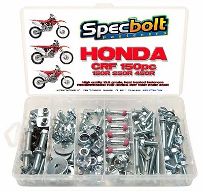 Honda CRF Bolt Kit CRF150R CRF250R CRF450R Body Frame Motor Rotors Seat - Image 1 of 4