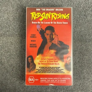 Red Sun Rising VHS Video Martial Arts MA15+ Video Don "The Dragon" Wilson Yakuza - Picture 1 of 5