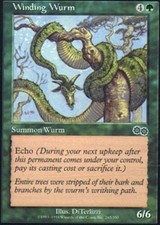 Winding Wurm X4 (Urza's Saga) MTG (NM) *CCGHouse* Magic