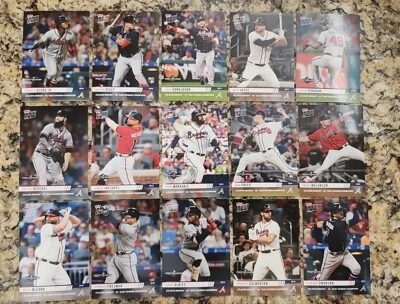 2019 TOPPS NOW® ATLANTA BRAVES POSTSEASON TEAM SET 15 CARDS /571 Austin Riley RC - Image 1 of 4