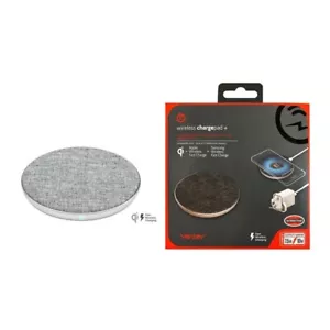 Ventev 10W Wireless Chargepad+ Qi Including UK Main Plug In Grey - Picture 1 of 24