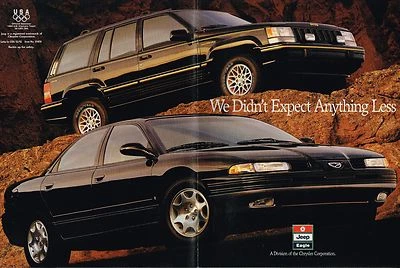 1993 Jeep GRAND CHEROKEE Limited / Laredo / Eagle VISION TSi Brochure/Catalog - Image 1 of 4