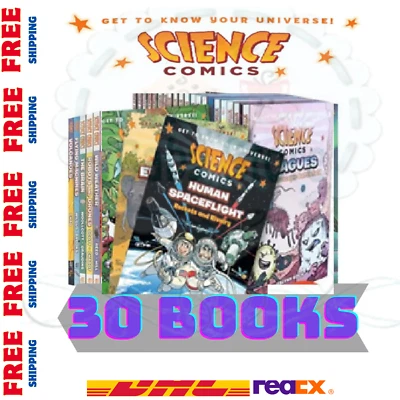 30 Books Science Comics Series: Get to Know Your Universe Full Color Set  Kids - Image 1 of 4