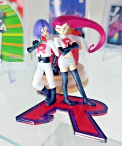 Pokemon Jessie & James Team Rocket Figure / Immaculately Painted Art / ONLY ONE - Picture 1 of 3
