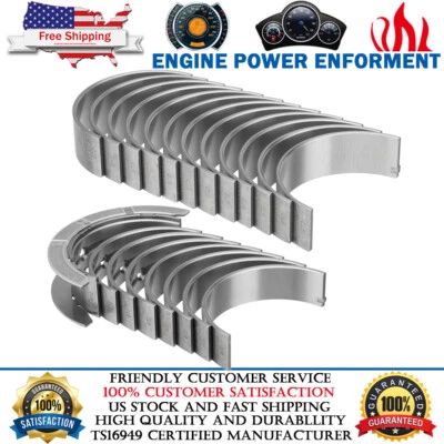 Crankshaft Main Connecting Rod Bearing Kit for Chevrolet GMC Buick Cadillac 3.6L - Image 1 of 4