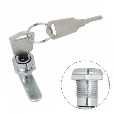 MARKENLOS Komfortables Schubladenschloss für Aktenschrank Briefkasten Möbel silberfarben