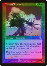 Thorn Elemental FOIL 7th Edition PLD Green Rare MAGIC GATHERING CARD ABUGames