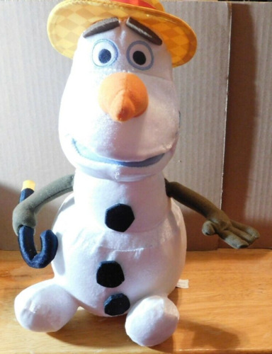 LRN~Talking Singing Animated Disney Frozen OLAF Snowman 13" Plush 
