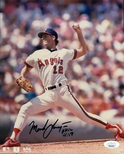 Mark Langston California Angels Signed 8x10 Glossy Photo JSA Authenticated - Picture 1 of 2