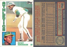 1984  Topps Baseball Rickey Henderson