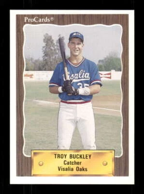 1990 ProCards Visalia Oaks 2157 Troy Buckley BXCP32 - Image 1 of 2