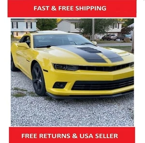 Hood Scoop Vents Grille Matt Black for 2014-2015 Chevrolet Camaro # 22828242 - Picture 1 of 13