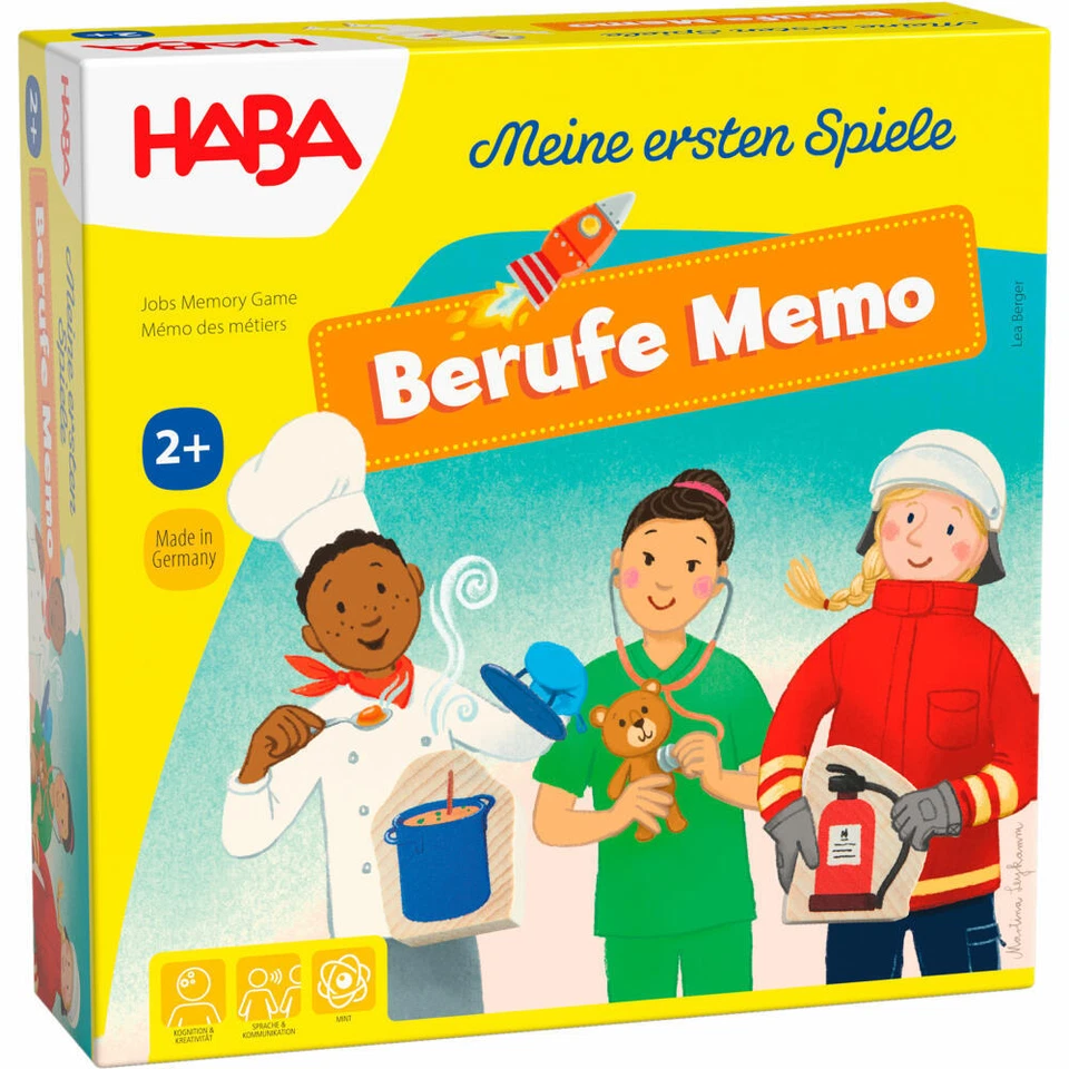 HABA Meine ersten Spiele - Berufe Memo Memospiel Kinderspiel ab 2 Jahren - Bild 1 von 1