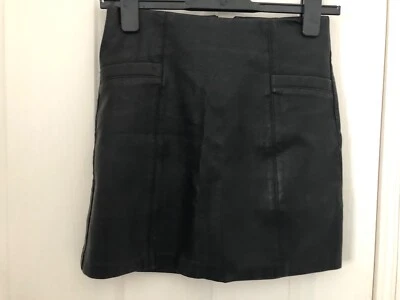 Black leather skirt size 6 petite - Image 1 of 2