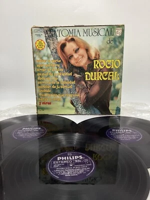 Anatomia Musical De ROCIO DURCAL (74’ PHILIPS STEREO 3x VINYL LP MEXICO) EX rare - Image 1 of 4