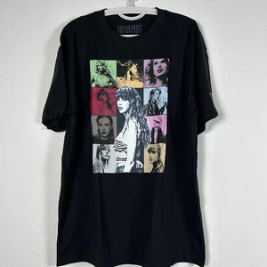 Taylor Swift The Eras Tour Graphic T-Shirt XLarge Black Cotton for Swifties New - Picture 1 of 7