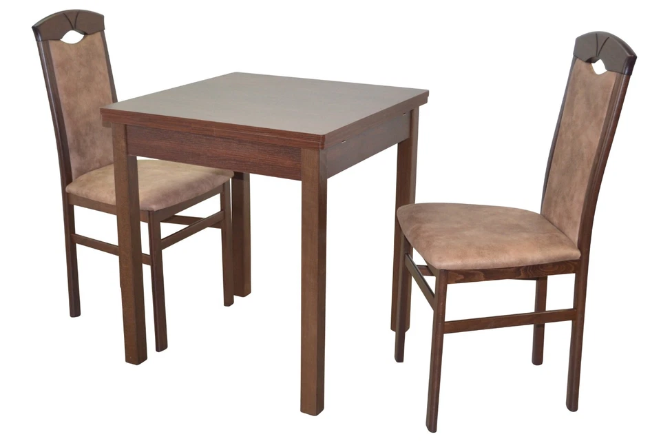 3tlg. Tischgruppe, Essgruppe 3tlg. In 4 Farben, Esstisch ausziehbar - Bild 1 von 1