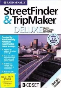 StreetFinder & TripMaker Deluxe 2003 - For PC - NEW - Picture 1 of 1