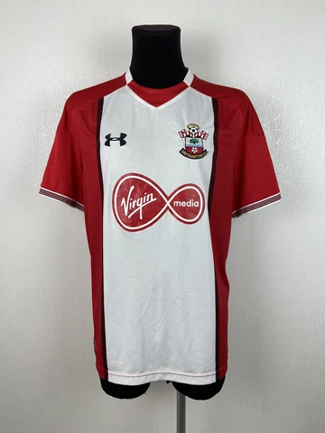 Southampton FC 2017/18 Home Jersey Shirt Under Armour Size XL Cover