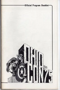 1975 OHIO CON Comic Convention Program Book ~ Simonson & Milgrom Autographs - Picture 1 of 4