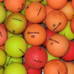 24 pelotas de golf usadas TaylorMade Project (s) de color mate - 2A Shag AA - mezcla de colores - Imagen 1 de 3