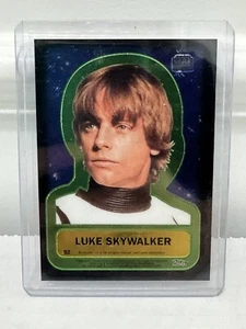 1999 TOPPS STAR WARS CHROME ARCHIVES LUKE SKYWALKER D2 CHASE CARD STICKER - Picture 1 of 2