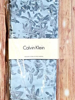 Juego de 4 Servilletas Florales Lavadas Calvin Klein 20x20" Granja Modernas - Nuevas Foto 1 de 3