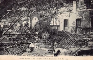 Martinique - SAINT-PIERRE - Le cimetière après la catastrophe du 8 mai 1902 - Ed - Imagen 1 de 2
